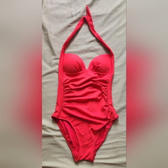 JETS Australia Jetset 50's ruched swimsuit size 4 - Picture 2 of 5